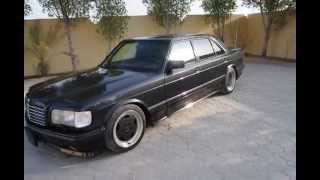 alyehlis 1990 Black MB W126 AMG 560 SEL V8 60 DOHC 4V [upl. by Autum394]