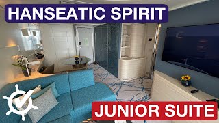 Hanseatic Spirit Junior Suite 733 auf dem neuen Expeditionsschiff von HapagLloyd Cruises [upl. by Neeka]