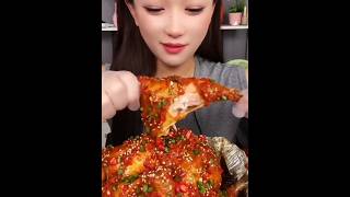 Spicy Chicken ASMR The Sounds of Deliciousness mukbang [upl. by Atnim]