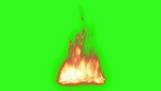 Fire Burning Flame Green Screen Effects Stock video HD [upl. by Carce959]