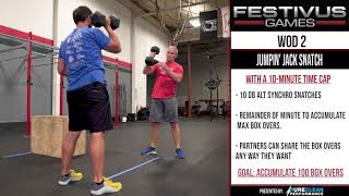 Festivus Games October 2021 PAIRs WOD Standards [upl. by Omsoc]