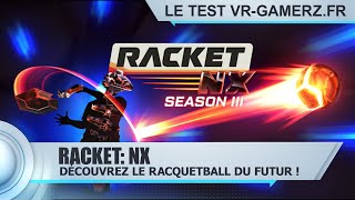 Racket Nx Oculus quest test Français  Découvrez le Racquetball du futur   Gameplay FR [upl. by Hammad]