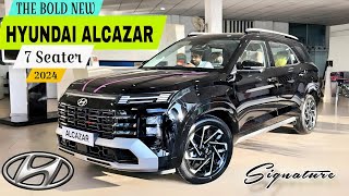 2024 Hyundai ALCAZAR Diesel Signature Automatic  Facelift Review Features Specs and Pricing [upl. by Swerdna]