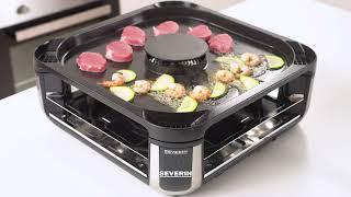 SEVERIN Smokeless Raclette SEVENTO RG 2379 [upl. by Notsew626]