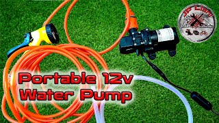 Portable Water Pump  55Lmin  130psi  12v  80w Test and overview [upl. by Azila]