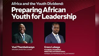 African Youth Leadership A Conversation with Vusi amp Apostle Grace Lubega at Harvard University [upl. by Kirbee]