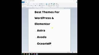 Best Themes For Elementor shorts wordpresstutorial elementor shortsvideo [upl. by Buhler]