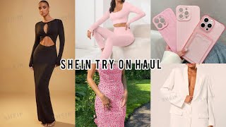 Shein try on haul SHEINOFFICIAL [upl. by Suolevram574]