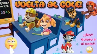 Patrulla Canina la VUELTA AL COLE 🎒 Primer día en la escuela de Bebés [upl. by Sharon]