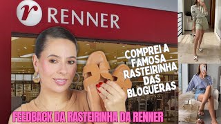 Resenha rasteirinha da Renner [upl. by Ynomrah]