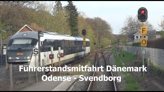 Führerstandsmitfahrt Dänemark Odense  Svendborg mit RV4661 [upl. by Maloney]