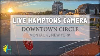 Hamptonscom  LIVE Downtown Circle Montauk New York [upl. by Eceinert541]