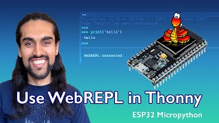 ESP32 MicroPython protip Use WebREPL within Thonny [upl. by Gavette]