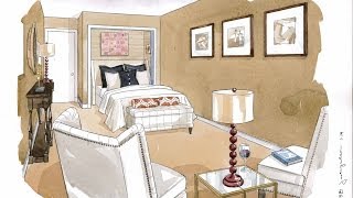 Interior Design  Guest Room Featured in Washington Post quotHouse Callsquot Section [upl. by Amol]