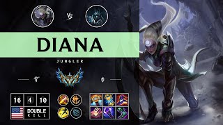 Diana Jungle vs Karthus  NA Challenger Patch 1414 [upl. by Rheinlander]