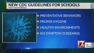 New CDC Guidelines for schools announced [upl. by Nivlem]