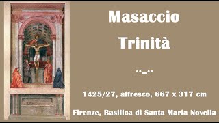 Trinità Masaccio [upl. by Aisekal]