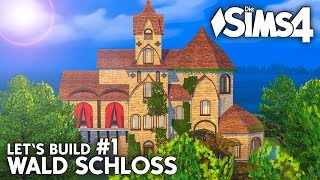 Die Sims 4 Wald Schloss bauen 1  Grundriss amp Dächer deutsch [upl. by Chandal]