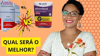 ALBENDAZOL OU ANNITA  NITAZOXANIDA X ALBENDAZOL [upl. by Aidekal]