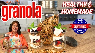 HOMEMADE GRANOLA PLUS…… YOGURT PARFAITS YUMMY 😋 [upl. by Tahmosh]