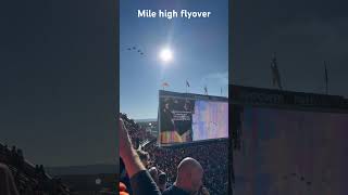 The flyover on Sunday at the Denver Broncos game was spectacular ￼fighter jets [upl. by Inad]