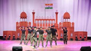 Indian Army Theme Dance  Avishkar 2023  challa  Khando se Milate hai Khande [upl. by Ened]