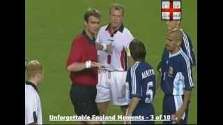 Beckham Red Card v Argentina 1998 [upl. by Coleen526]