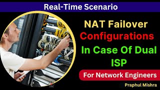 How To Configure NAT Failover In Case Of Dual ISP  IP SLA and Track Configurations [upl. by Marmaduke440]