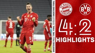 Insane comeback with 3 Lewandowski goals Highlights FC Bayern vs Borussia Dortmund 42 [upl. by Faust80]