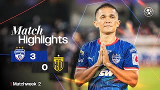 Match Highlights  Bengaluru FC 30 Hyderabad FC  MW 2  ISL 202425 [upl. by Esnahc]