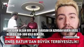 Enes Batur Yeniden Beyaz Tv Haberde [upl. by Nairam603]