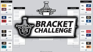 NHL BRACKET CHALLENGE 2018  MY STANLEY CUP WINNER IS [upl. by Ahens220]