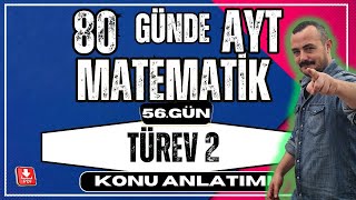 🟥 TÜREV 2 ✅ TÜREV TANIMI  80 Günde AYT Matematik  AYT Matematik Kampı [upl. by Ades]