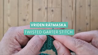 Sommarkoftan 2024  Vriden rätmaska Twisted Garter Stitch [upl. by Yseulta]