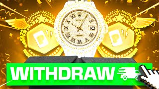 I FINALLY WON AN ICED OUT ROLEX ON PACKDRAW [upl. by Eiveneg]