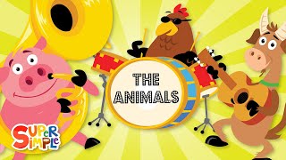 The Animals On The Farm  Animals and Farm Song for Kids  Super Simple Songs [upl. by Coopersmith]