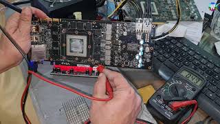 Comparing Powers on Working amp Non Working EVGA GTX 980 Ti GPU Graphics Video Cards to Repair Mosfet [upl. by Kho183]