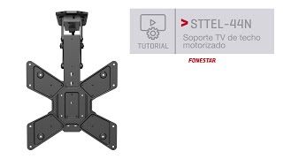 Montaje soporte TV de techo motorizado STTEL44N [upl. by Weslee]