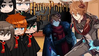 Harry Potter 6th grade react to yn new teacher as Childe [upl. by Yenial451]