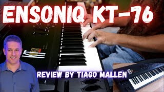 ENSONIQ KT76  ano 1994  FACTORY SOUNDS REVIEW by TIAGO MALLEN ensoniq [upl. by Notlit]