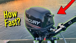 16 ft Jon boat paired with Evinrude 15 HP [upl. by Ressay]