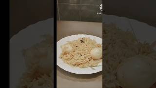 Tasty Boiled Egg Rice in 10min🤤shorts food teluguvantalu telugu [upl. by Airamesor]