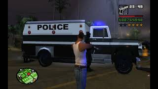 GTA SAN ANDREAS PC  CJ VS POLICE 29 [upl. by Auqkinahs]