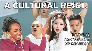 CHUNG HA 청하 STAY TONIGHT MV REACTION  A CULTURAL RESET [upl. by Chil]