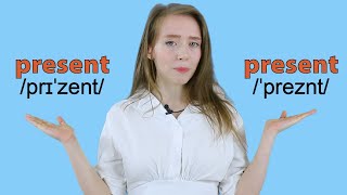 Present vs Present  Learn English Heteronyms  Meaning and Pronunciation [upl. by Slinkman]