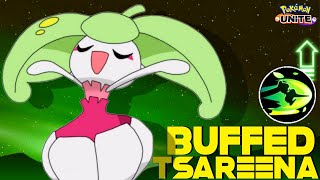 Finally Tsareena becomes a playable Pokemon after getting Buff 😉  Pokemon Unite [upl. by Hurst18]