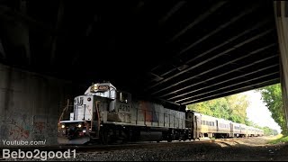 NJ Transit Train Action at Radburn RR amp Crossings Fair Lawn NJ  Bergen  Port Jervis Lines [upl. by Aitsirhc390]