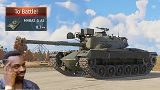 M48A2 G A2exe  War Thunder [upl. by Washburn650]