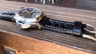 Müller and son handmade WATCHSTRAP rally strap ￼ Horween Leather [upl. by Court]