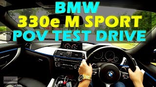 HOW FAST IS THE BMW 330e M Sport POV TEST DRIVE bmw330emsport 330emsport 330e [upl. by Dupre]